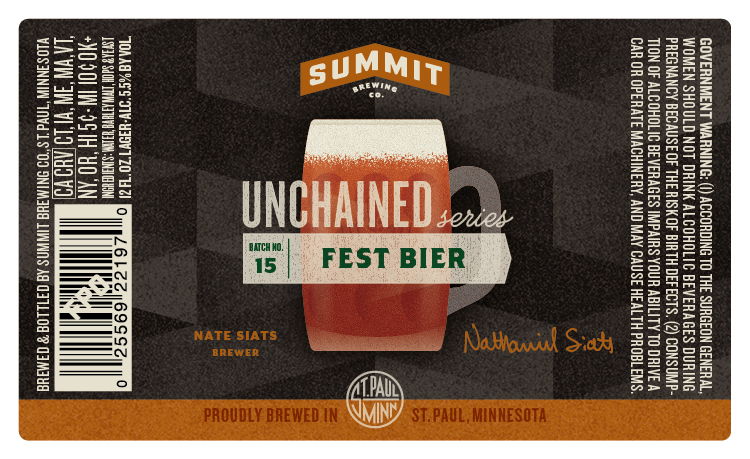 Summit Unchained Fest Bier